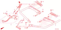 PEDALE   REPOSE PIED pour Honda FOURTRAX 520 FOREMAN RUBICON 4X4 EPS de 2024