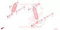AMORTISSEUR ARRIERE pour Honda FOURTRAX 520 FOREMAN RUBICON 4X4 EPS de 2024
