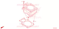 CYLINDRE pour Honda FOURTRAX 520 FOREMAN RUBICON 4X4 EPS de 2024
