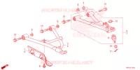 TRIANGLES AVANT pour Honda FOURTRAX 520 FOREMAN RUBICON 4X4 EPS de 2024