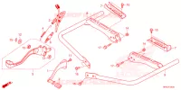 PEDALE   REPOSE PIED pour Honda FOURTRAX 520 FOREMAN RUBICON 4X4 EPS de 2024