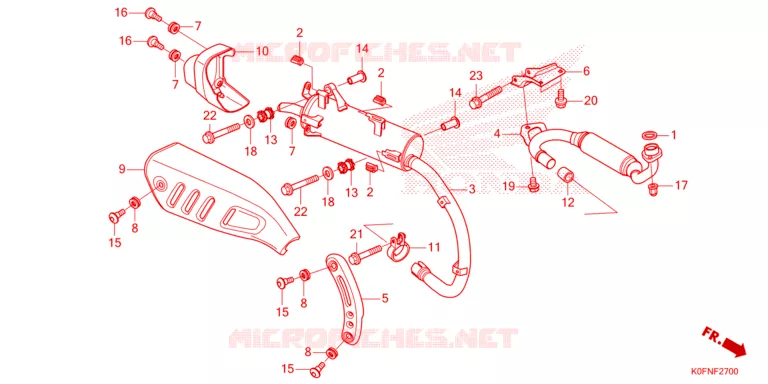SILENCIEUX D'ECHAPPEMENT Honda MOTO 125 MONKEY 2022  Z125MAN