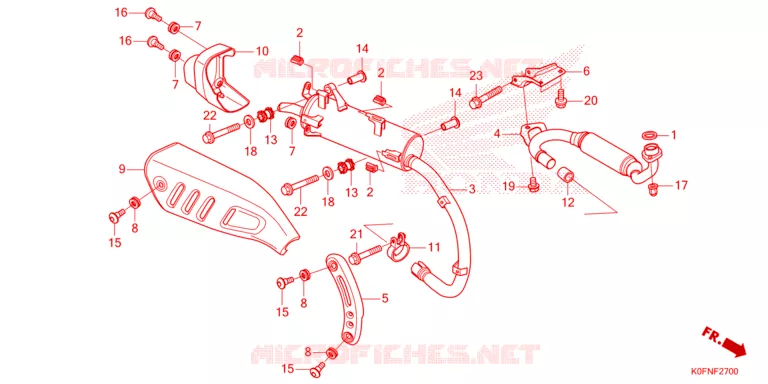 SILENCIEUX D'ECHAPPEMENT Honda MOTO 125 MONKEY 2023  Z125MAP