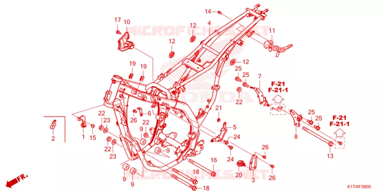 CADRE Honda MOTO 300 CRF 2024  CRF300LAP