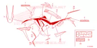 AUTOCOLLANTS pour Honda CRF 300 RALLY ABS de 2023