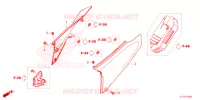 COUVERCLES LATERAUX pour Honda CRF 300 RALLY ABS de 2023