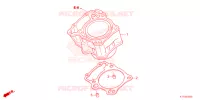 CYLINDRE pour Honda CRF 300 RALLY ABS de 2023