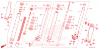 FOURCHE pour Honda CRF 300 RALLY ABS de 2023