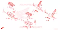 REPOSE PIED pour Honda CRF 300 RALLY ABS de 2023