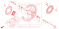 ROUE ARRIERE pour Honda CRF 300 RALLY ABS de 2023