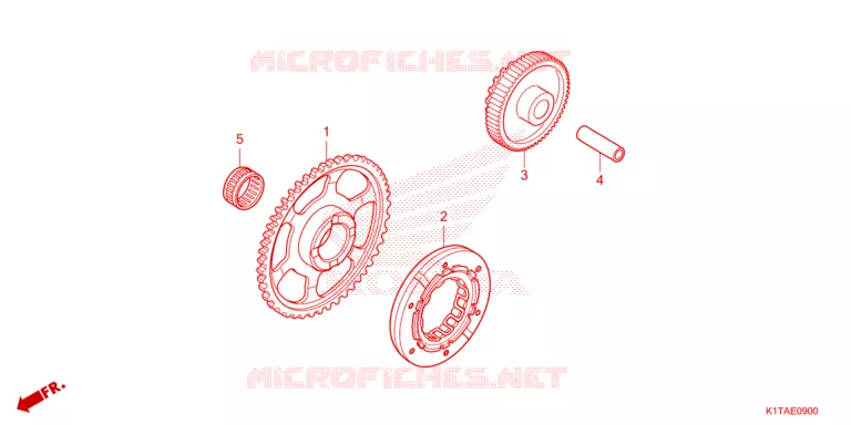 ROUE LIBRE DE DEMARREUR Honda MOTO 300 CRF 2024  CRF300LRP