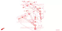 TRIANGLES AVANT pour Honda PIONEER 700 M4 DELUXE de 2024