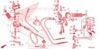 LEVIER DE GUIDON   CABLE   COMMODO pour Honda TRX 250 FOURTRAX RECON Electric Shift de 2023