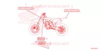 AUTOCOLLANTS pour Honda CRF 250 R de 2024