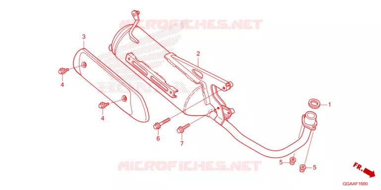 SILENCIEUX D'ECHAPPEMENT Honda SCOOTER 50 RUCKUS 2023  NPS50P