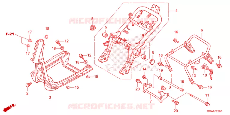 CADRE Honda SCOOTER 50 RUCKUS 2024  NPS50R