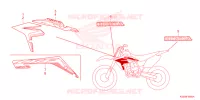 AUTOCOLLANTS pour Honda CRF 150 R BIG WHEELS de 2024