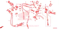 LEVIER DE GUIDON   CABLE   COMMODO pour Honda CRF 150 R BIG WHEELS de 2024