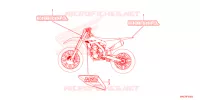 AUTOCOLLANTS pour Honda CRF 450 RX ENDURO de 2024
