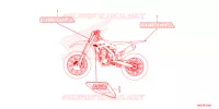 AUTOCOLLANTS pour Honda CRF 450 R de 2024
