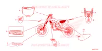 AUTOCOLLANTS pour Honda CRF 450 RWE de 2024