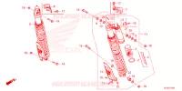AMORTISSEUR ARRIERE pour Honda TALON 1000 XS de 2023