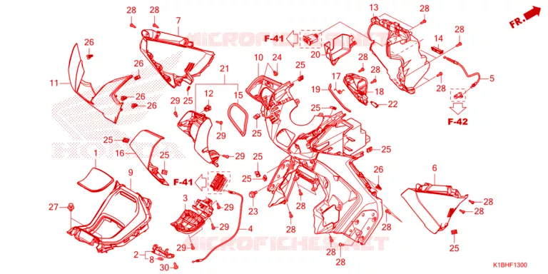 PROTEGE JAMBES Honda SCOOTER 350 FORZA 2023  NSS350AP