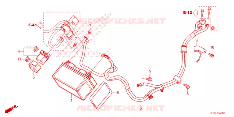 BATTERIE Honda SCOOTER 350 FORZA 2024  NSS350AP_2TH