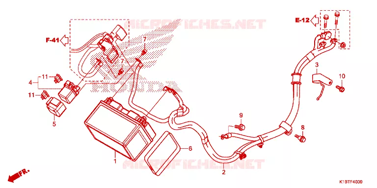 BATTERIE Honda SCOOTER 350 FORZA 2021  NSS350AM