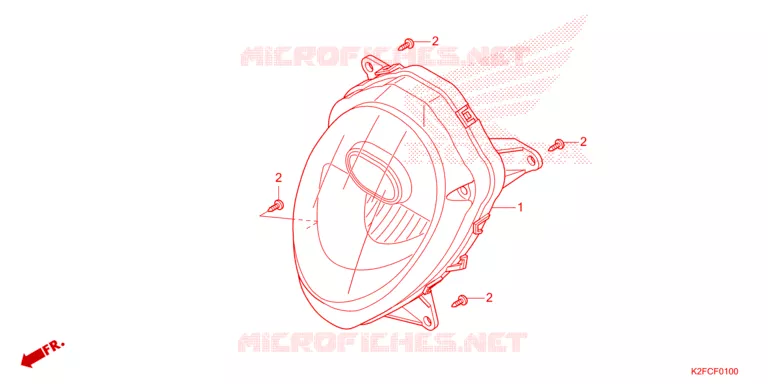 PHARE Honda SCOOTER 110 SCOOPY 2022  ACF110CBTN_2CA