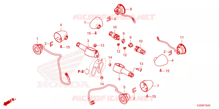 CLIGNOTANT Honda MOTO 300 CL 2023  CL300AP