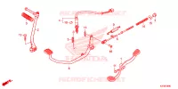 PEDALE   KICK pour Honda DREAM 125 de 2022