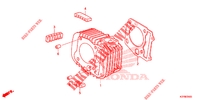 CYLINDRE pour Honda DREAM 125 de 2015