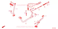 PEDALE   KICK pour Honda ND 110 DREAM PGMFI, Electric start de 2012