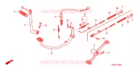 PEDALE   KICK pour Honda DREAM 125 KIRANA de 2003