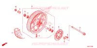 ROUE AVANT pour Honda ZOOMER 110 X de 2021