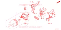FEU ARRIERE pour Honda SUPER CUB 110 スーパーカブ PRO Y1 de 2022