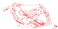 SILENCIEUX D'ECHAPPEMENT pour Honda CB 500 X ABS de 2022