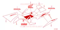 AUTOCOLLANTS pour Honda CBR 250 R ABS MUGEN de 2013