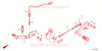 PEDALE pour Honda CBR 250 R ABS MUGEN de 2013