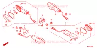 CLIGNOTANT pour Honda CBR 250 R ABS de 2014