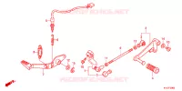 PEDALE pour Honda CBR 250 R ABS de 2014