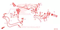 LEVIER DE GUIDON   CABLE   COMMODO pour Honda CBR 500 R ABS de 2023