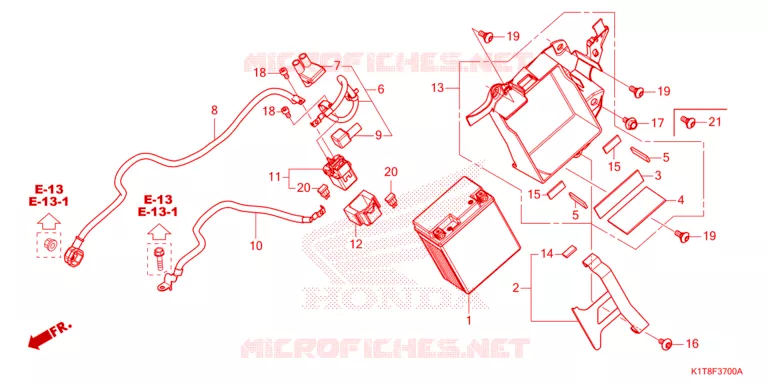 BATTERIE Honda MOTO 300 CRF 2023  CRF300LDP