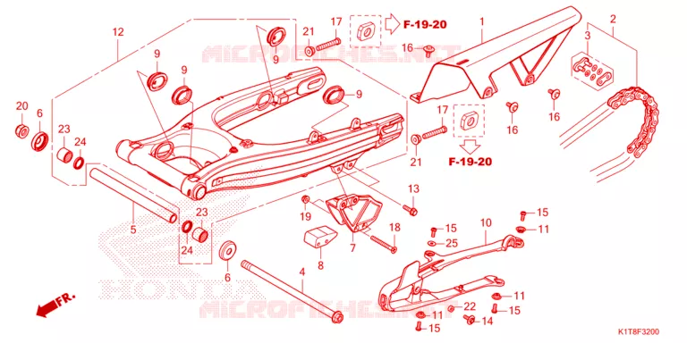 BRAS OSCILLANT Honda MOTO 300 CRF 2023  CRF300LDP