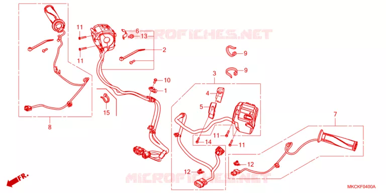 COMMODOS - POIGNEES Honda MOTO 1800 GOLD-WING 2023  GL1800DAP