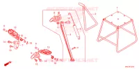 REPOSE PIED   BEQUILLE pour Honda CRF 450 RX ENDURO de 2024