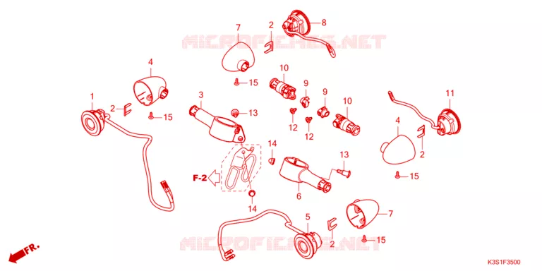 CLIGNOTANT Honda MOTO 250 CL 2023  CL250AP