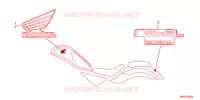 AUTOCOLLANTS pour Honda REBEL 500 de 2023