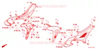 COUVERCLES LATERAUX pour Honda NC 750 X ABS DCT de 2022